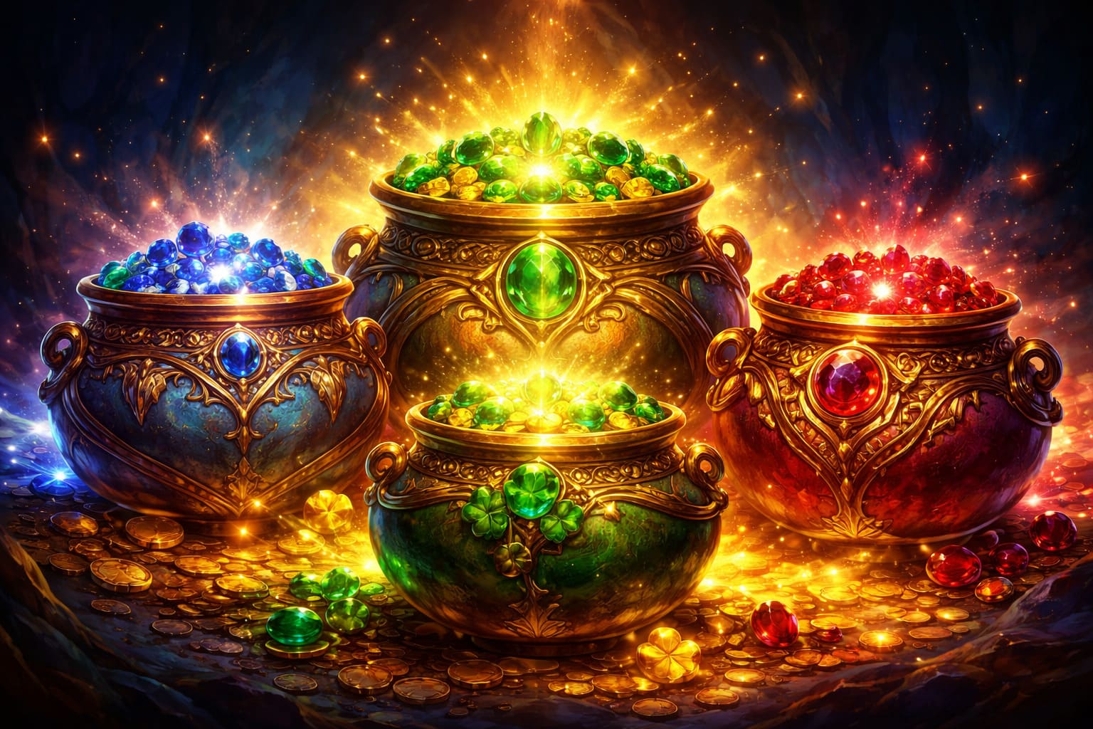 4 Pots Riches card art
